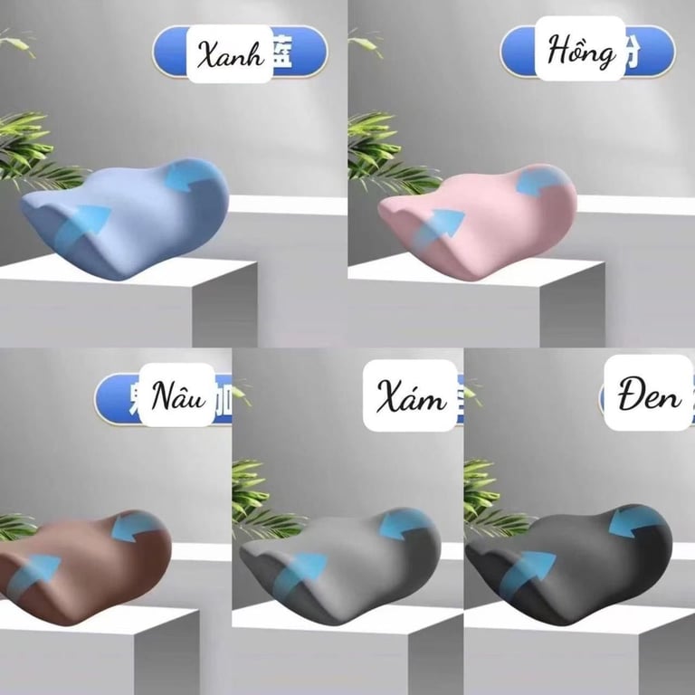 Gối cao su non đỡ eo