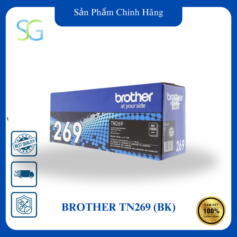 Hộp Mực Màu Brother TN269 (BK) – Cho Máy HL-L3240CDW/ 3280CĐW