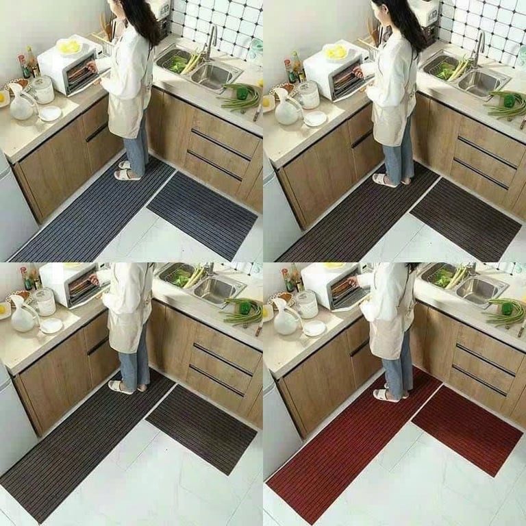 Set 2  THẢM BẾP DẠ NỈ QUẢNG CHÂU