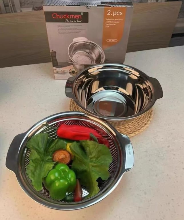 tô rổ inox chockmen 31cm