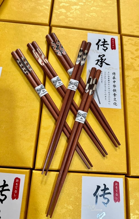 🥢🥢 Set 10 đôi đũa gỗ ÓC CHÓ Nhật Bản