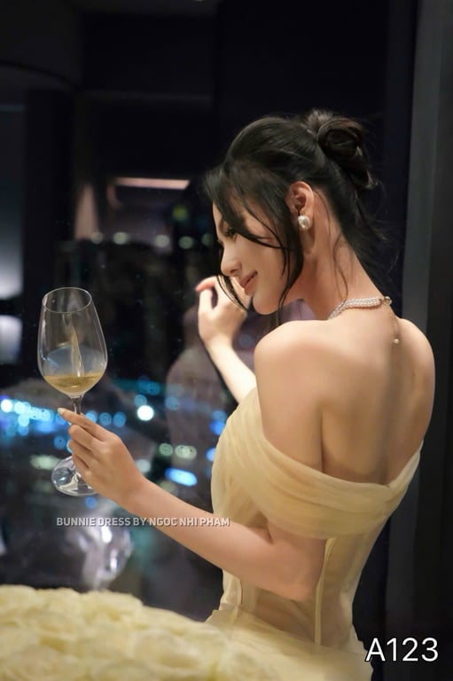 A123- váy body trễ vai TRANALI