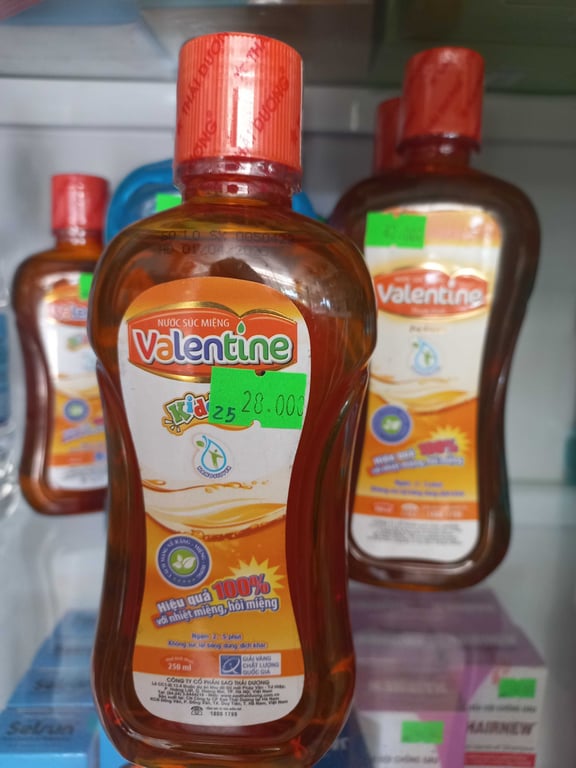 Súc miệng Valentine kiddy 250ml
