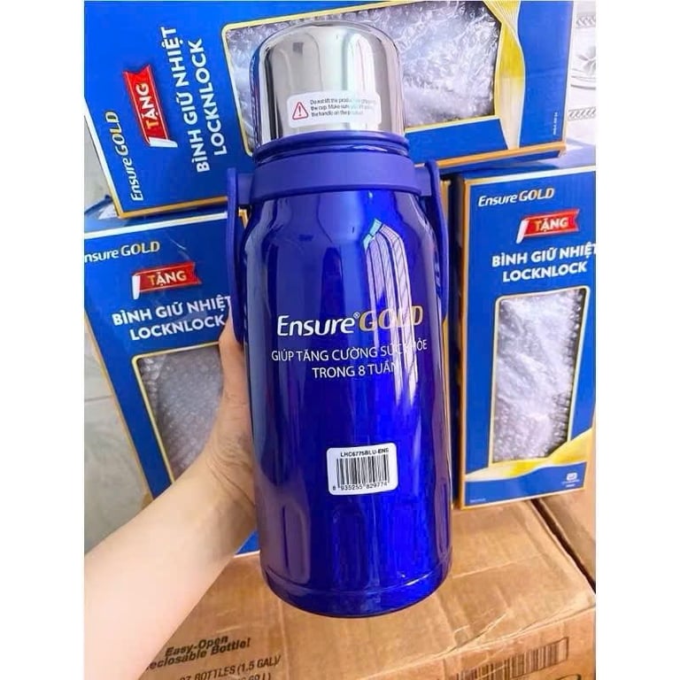 Bình giữ nhiệt siêu to của LocknLock 1150ml hàng KM