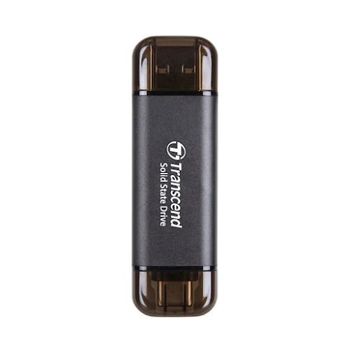 Ổ Cứng Di Động SSD Transcend 256GB ESD310C (USB 3.2/ Gen 2x1/ Type-C & USB A/ Black - TS256GESD310C)