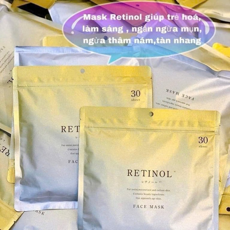 Set 30 miếng MẶT NẠ RETINOL