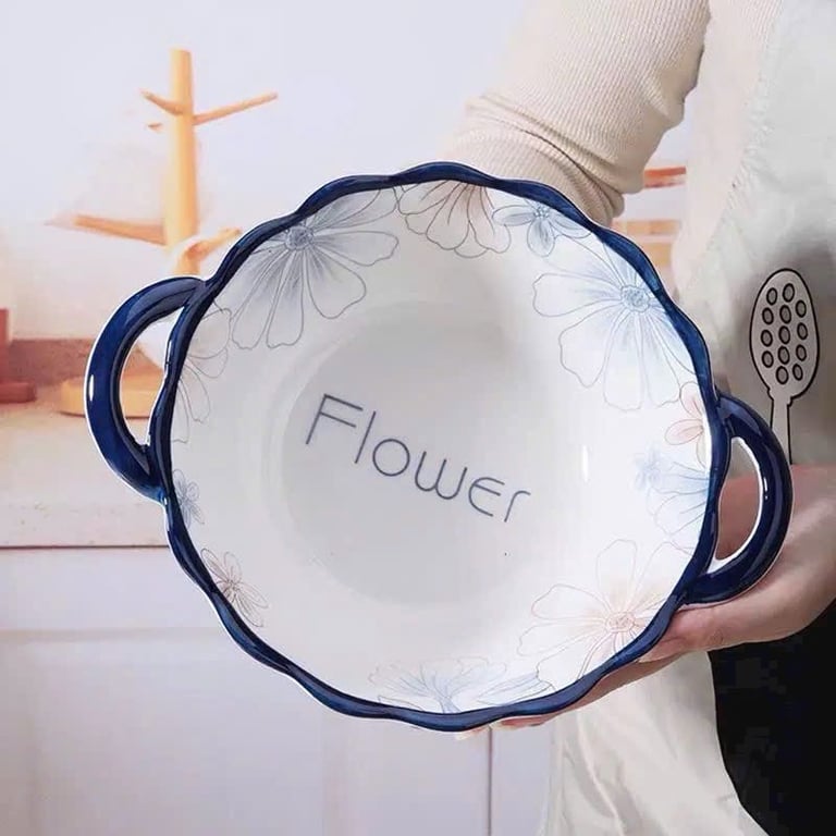 SET 2 BÁT TÔ SỨ CÓ TAY CẦM TIỆN LỢI