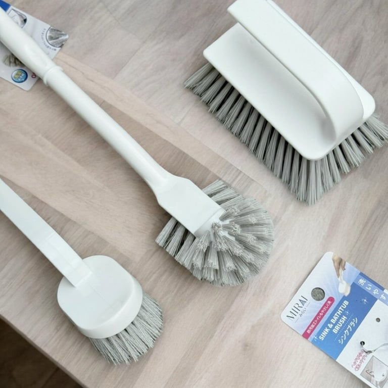 Set 3 bàn chải nhà tắm tiện ích MIRAI Nhật Bản