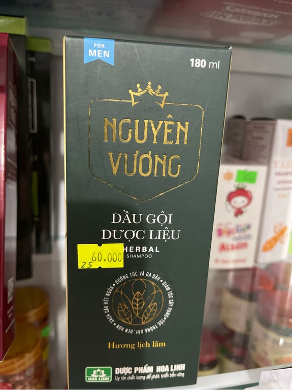 Nguyên vương gội cho nam 180ml