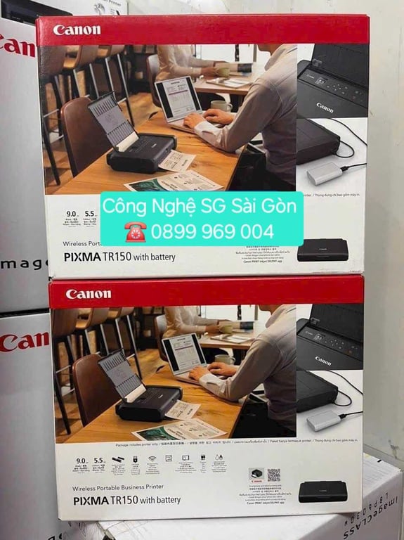 Máy In Phun MàuCanon PIXMA TR150 Có Pin Đi Kèm