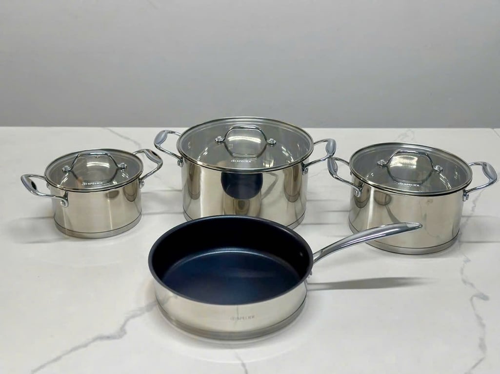 BỘ NỒI INOX 304 SPELIER VENUS – 4 MÓN XỊN XÒ