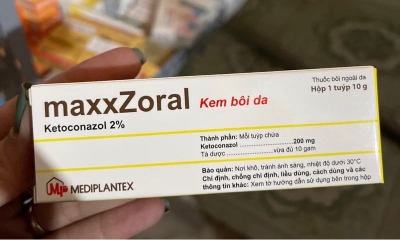 Maxzoral 10g pd lốc /12tube