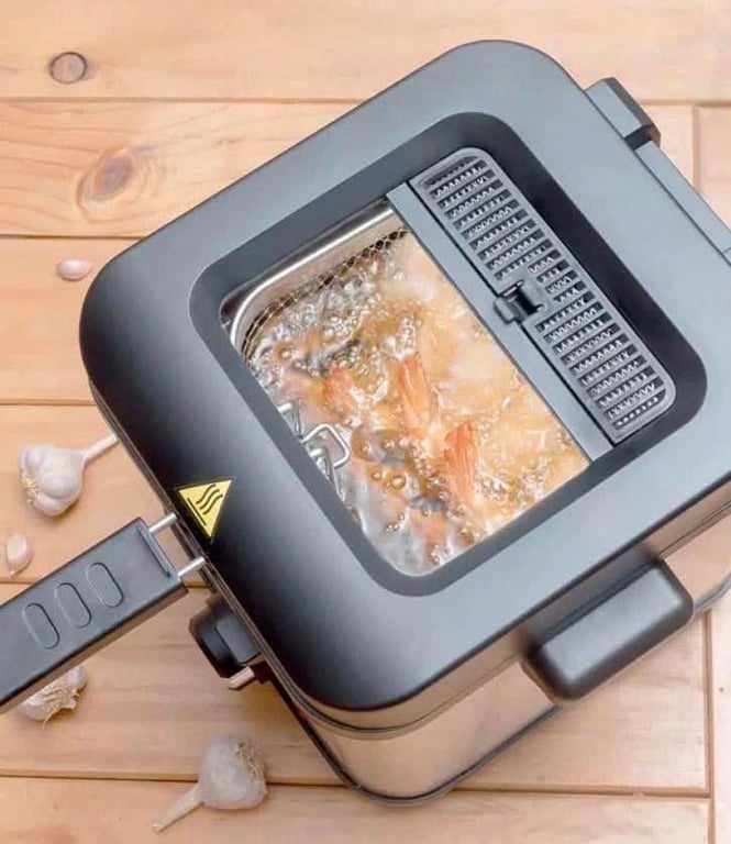 NỒI CHIÊN NGẬP DẦU MINI LOCK&LOCK  EJF716SLV