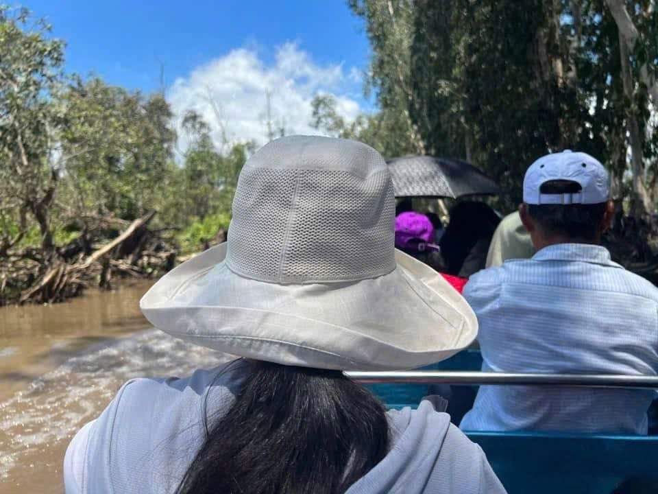 Mũ lưới rộng vành làm mát COOL FEELING 99% UV Cut - UPF 50+ có quai