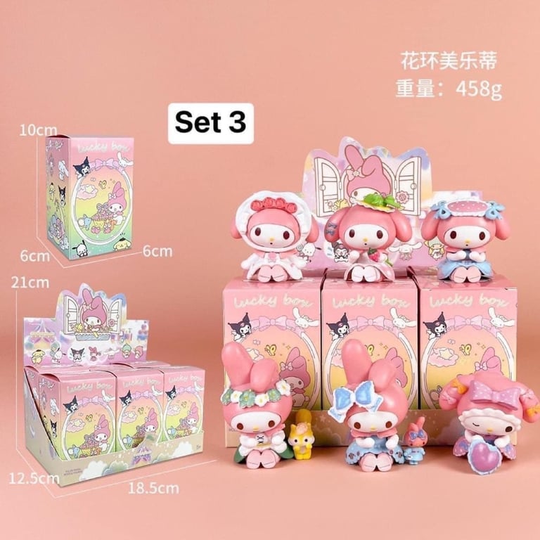 Set 6 hộp quà bí mật kuromi