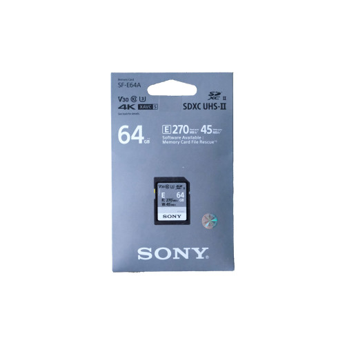 Thẻ Nhớ SDXC Sony 64GB 270Mb/45Mb/s (SF-E64A//T)