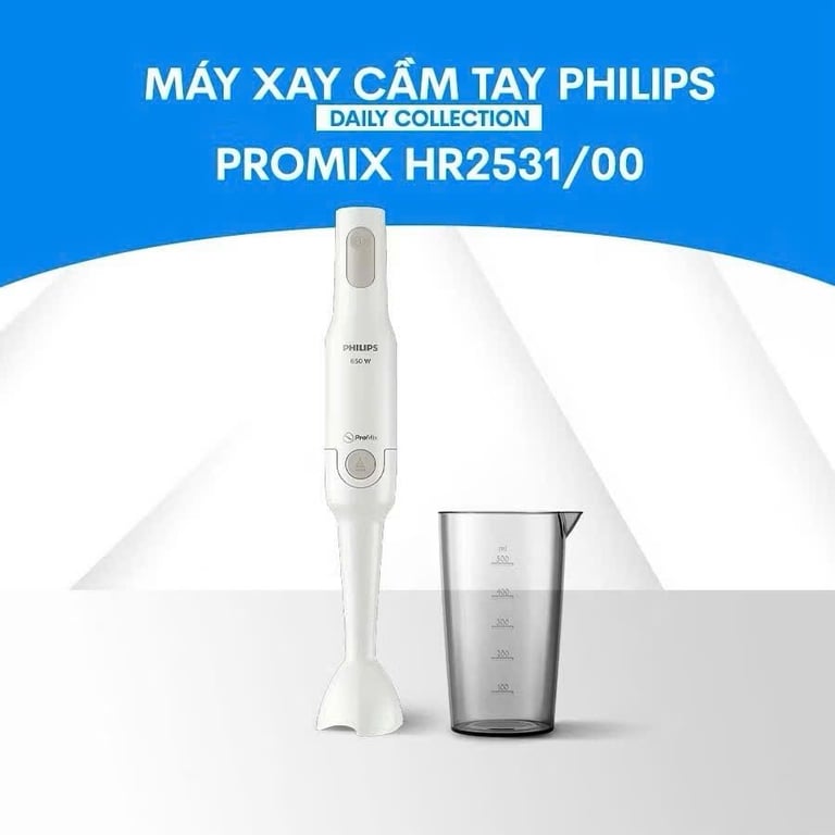 Philips HR2531 – chiếc máy xay cầm tay nhỏ gọn
