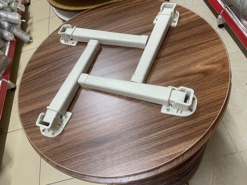 Bàn vân gỗ tròn