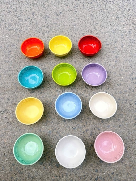 SET 6 BÁT CHẤM CẦU VỒNG LE CREUSET