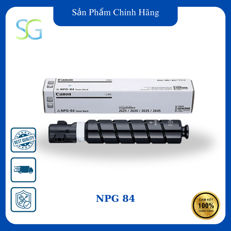 Hộp Mực Photocopy Canon NPG 84 Black - Hàng Chính Hãng