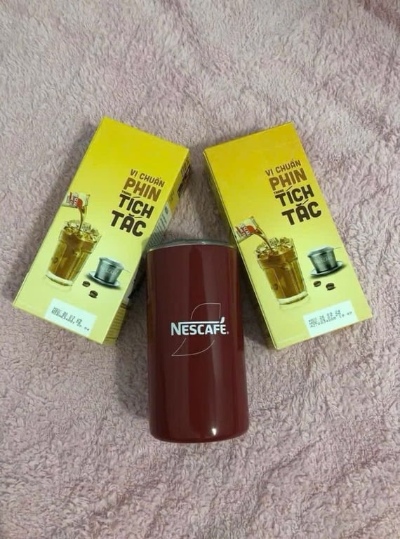 LY CÁCH NHIỆT 600ML HKM NESCAFE