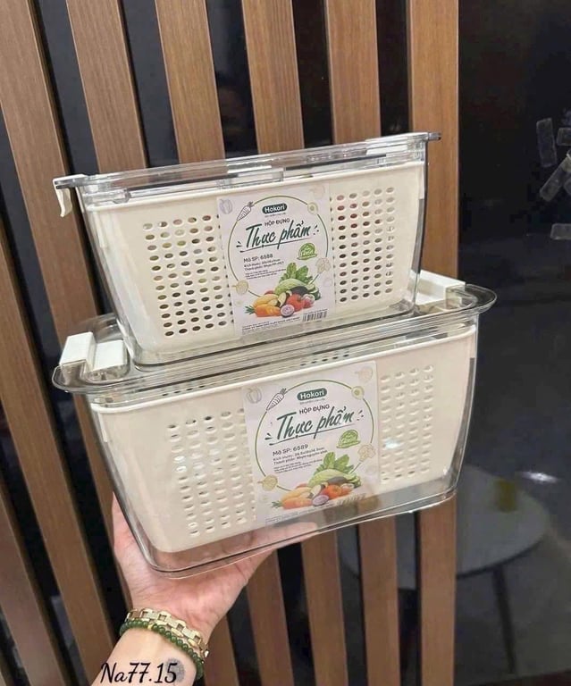 Set 2 rổ tách nước