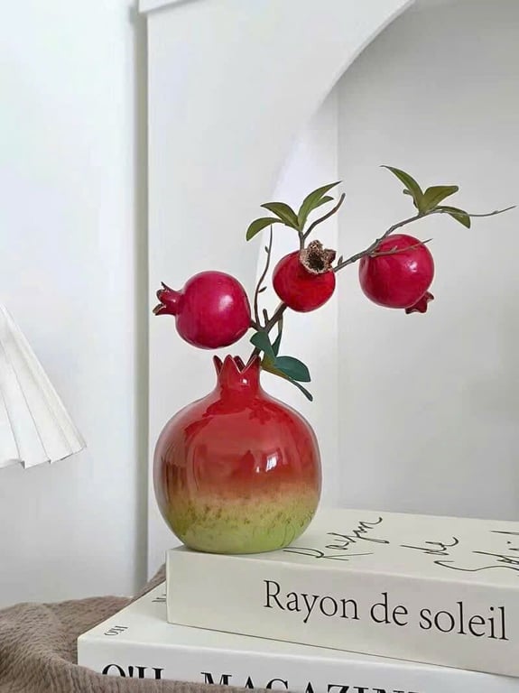 Set bình lựu đỏ