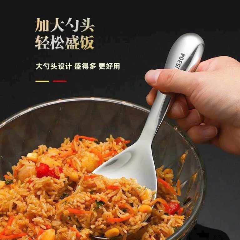 MUÔI XỚI CƠM BẰNG THÉP INOX 304