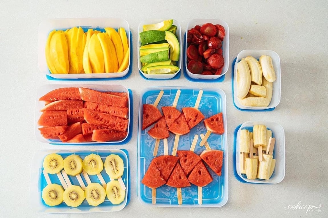 set trữ đông của Tupperware