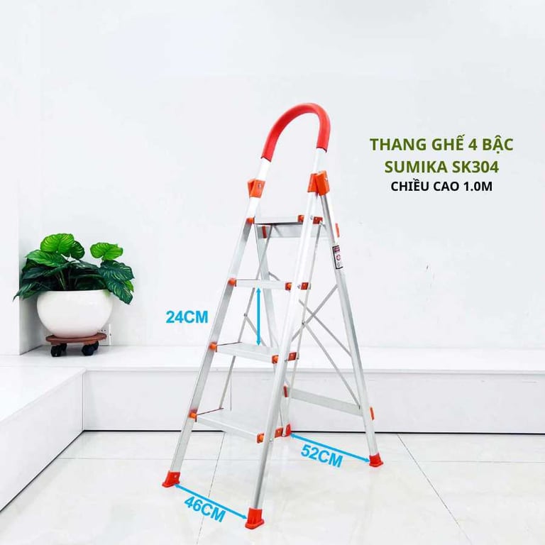 THANG NHÔM DẠNG BẬC GHẾ SUMIKA. MODEL: SK304