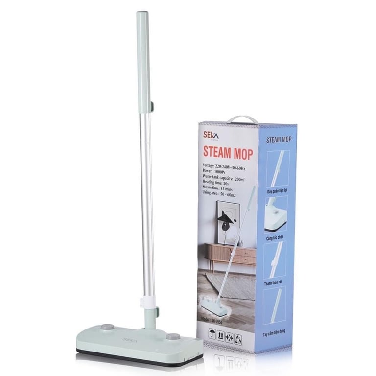 CÂY LAU NHÀ HƠI NƯỚC SEKA L550 💦💦