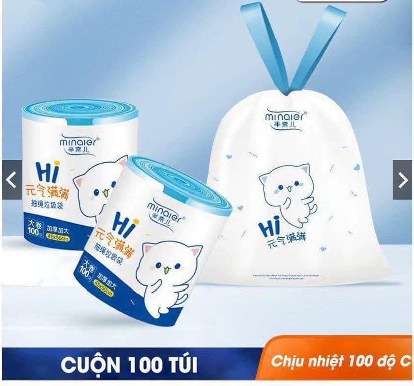 Set 2 túi đựng rác