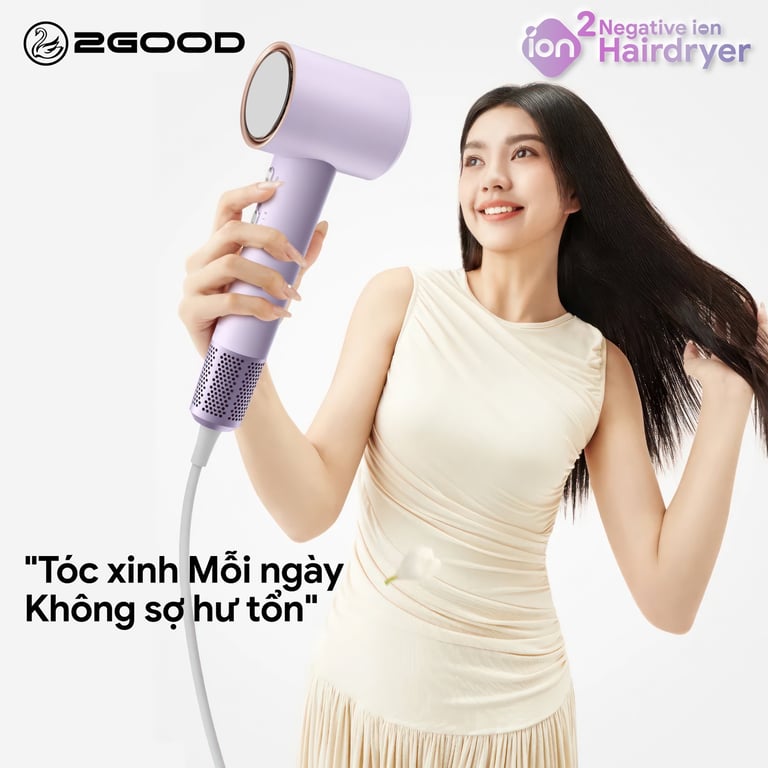 máy sấy tóc 2GOOD ion 2GOOD