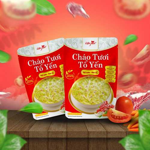 Cháo tươi tổ yến Life's Nest - Gói 240g