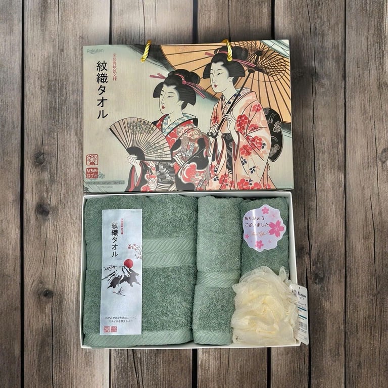 Bộ Khăn Tắm, Khăn Mặt Cao Cấp từ Nezumi Nhật Bản