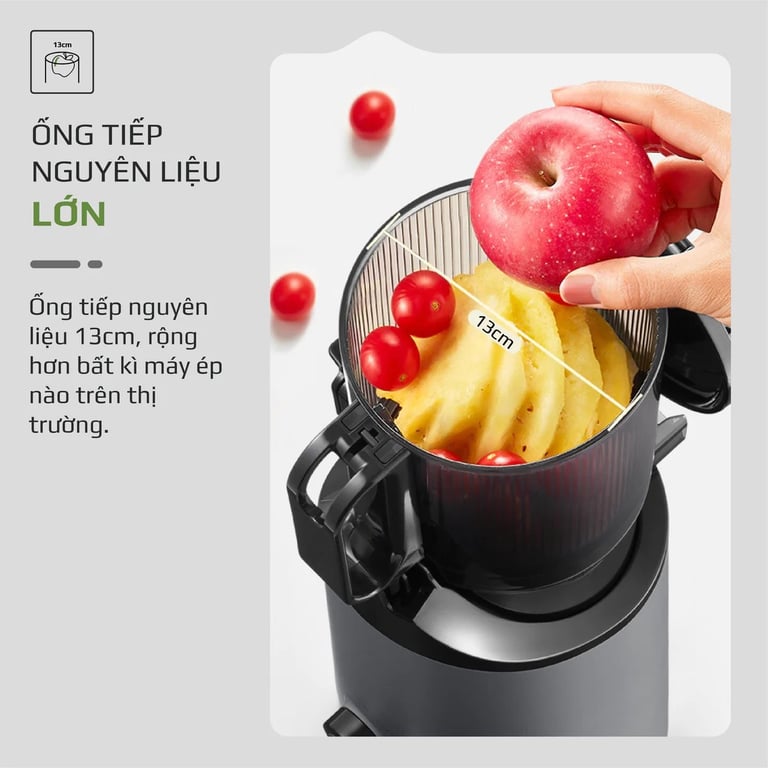 Máy Ép Chậm OLIVO SJ196 Titanium