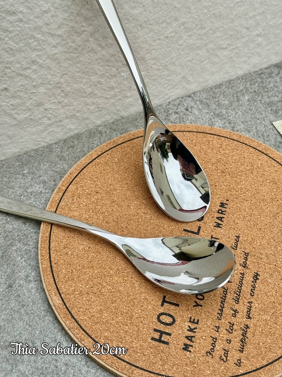 Set 5 thìa/dĩa inox cao cấp Sabatier 20cm xuất Mỹ