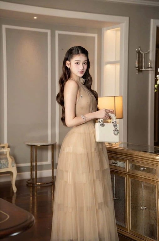 Yếm ren nâu ChouChou ( size s )