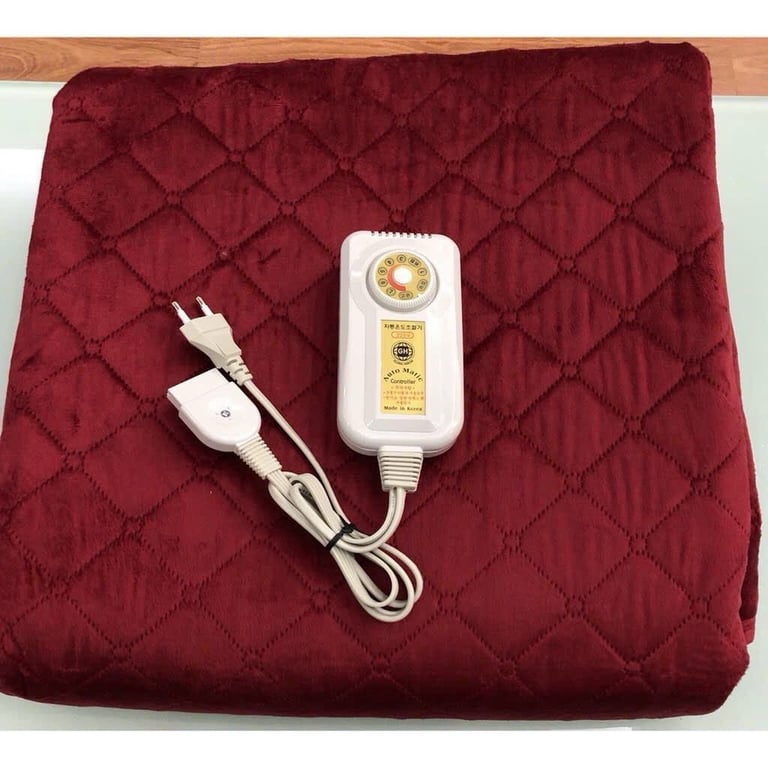 Đệm điện nhung - cotton  Hanil Hàn Quốc