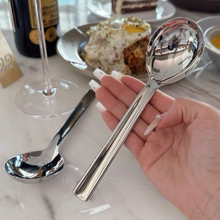 NN88 - Set 5 thìa phở cán dài 18cm