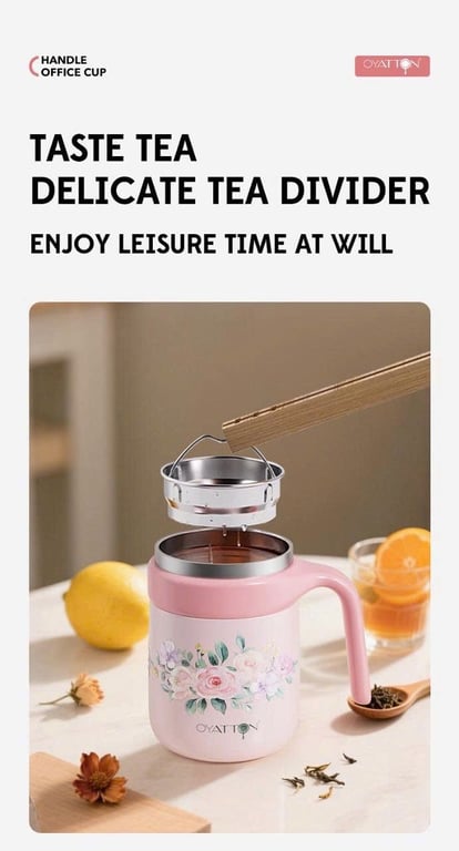 Bình ủ cháo, cốc giữ nhiệt Lady L’Amour 500ml Oyatton - O55