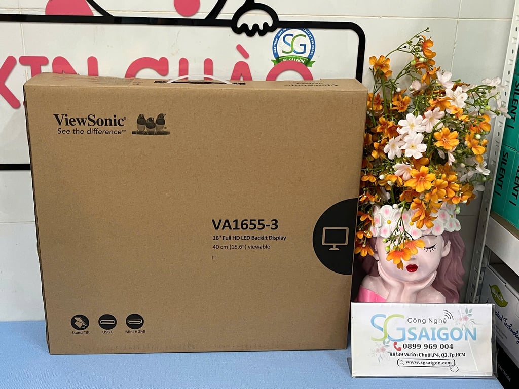 Màn Hình Di Động ViewSonic VA1655-3 (15.6 inch - IPS - FHD - 60Hz - 7ms)