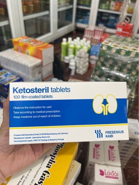 Ketosteril đạm thận lên giá h/100v