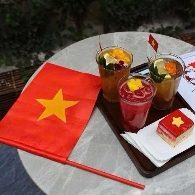 Set 10 Cờ vẫy tay Quốc kỳ Việt Nam