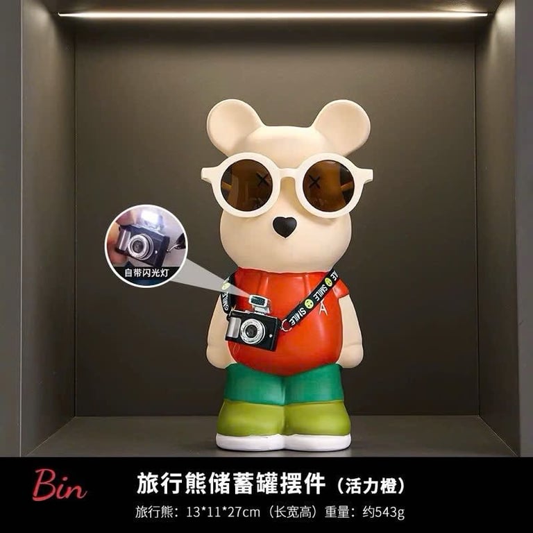 MÔ HÌNH GẤU BEAR BRICK ĐÁNG YÊU