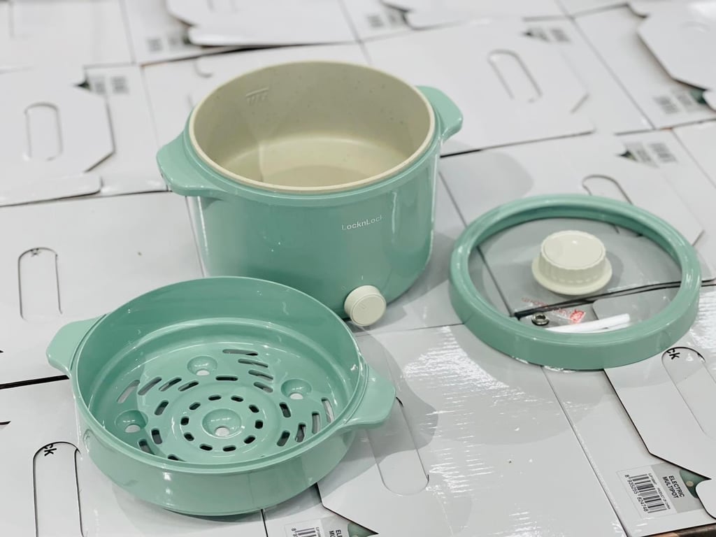 NỒI LẨU HẤP ĐIỆN ĐA NĂNG LOC&LOCK EJP156MIT 2L