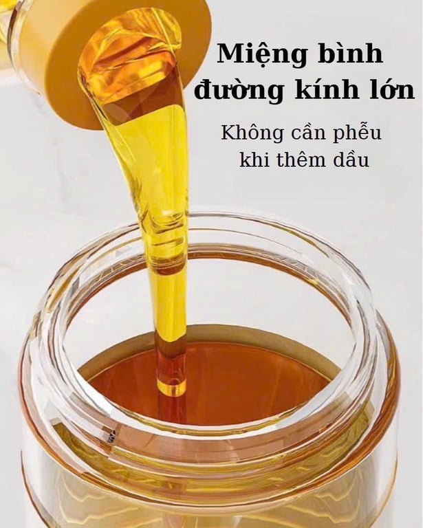 Bình đựng và rót dầu thủy tinh xuất Nhật GHA904 500ml