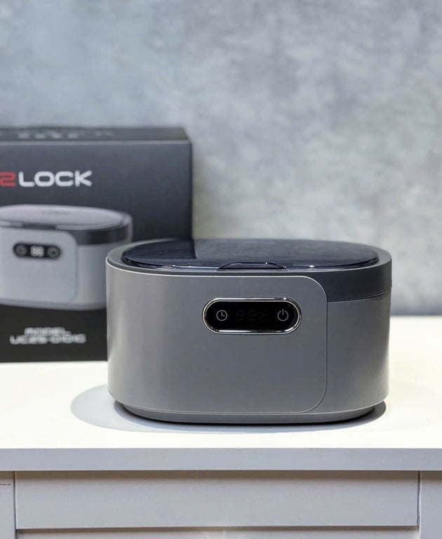 Máy làm sạch trang sức siêu âm 2Lock Korea thế hệ mới 2025.