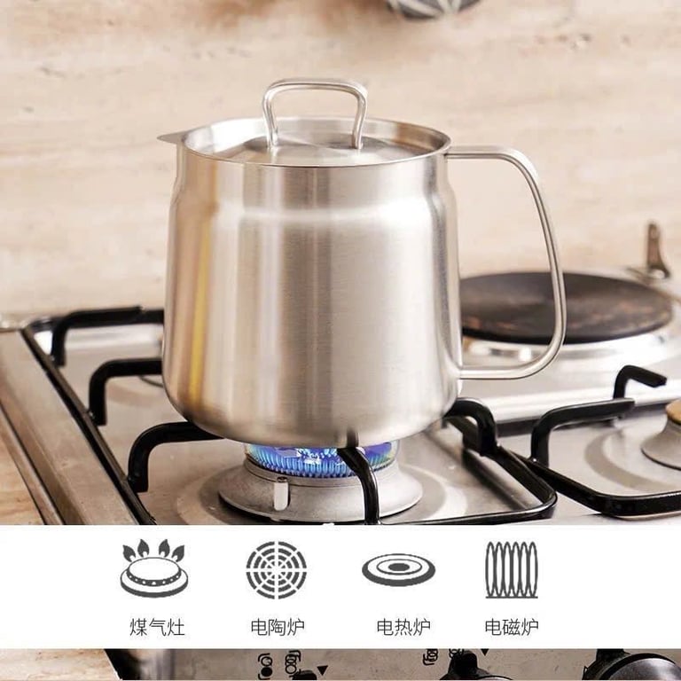 BÌNH LỌC DẦU ĂN INOX 304 CAO CẤP 2L