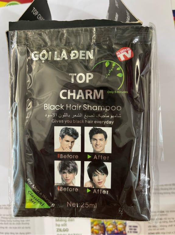 Gội là đen topcharm 25ml